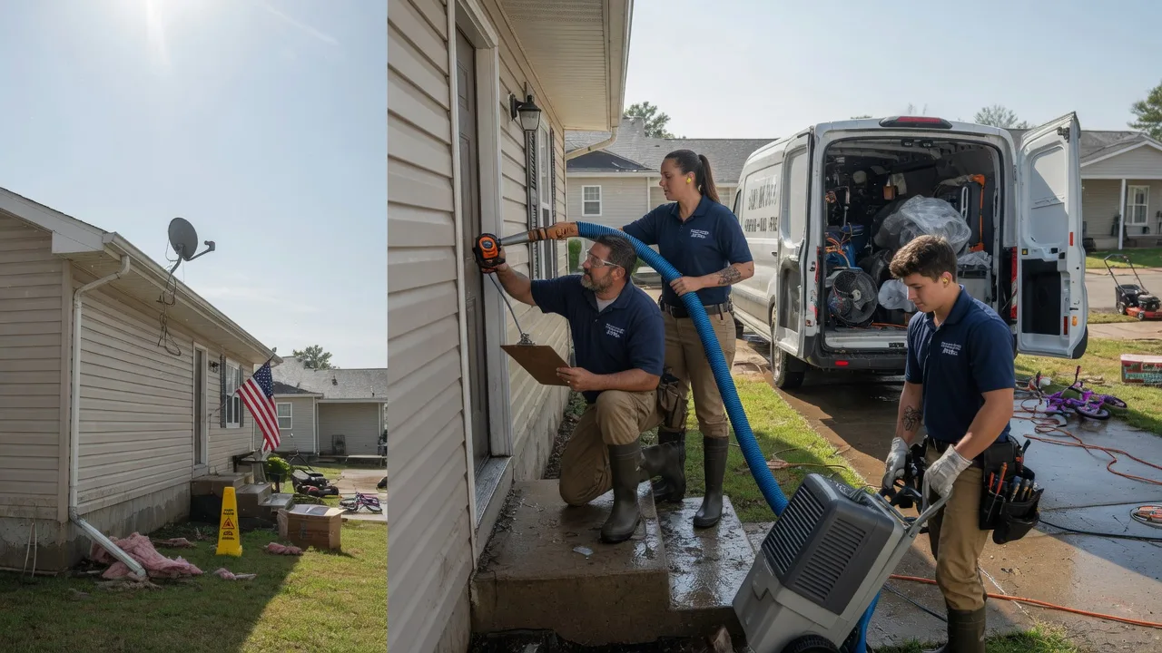 Ceiling Water Damage Restoration in Barton, OH near me